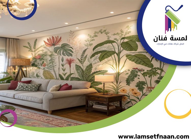 تركيب ورق جدران في الشارقة